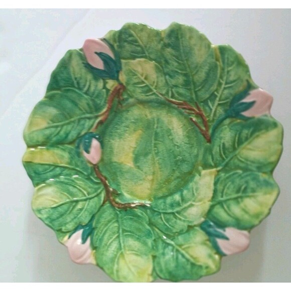 Zaccagnini Italy Pottery Roses Tea Cup & Saucer Set Made For Walter Hatches - Picture 8 of 11